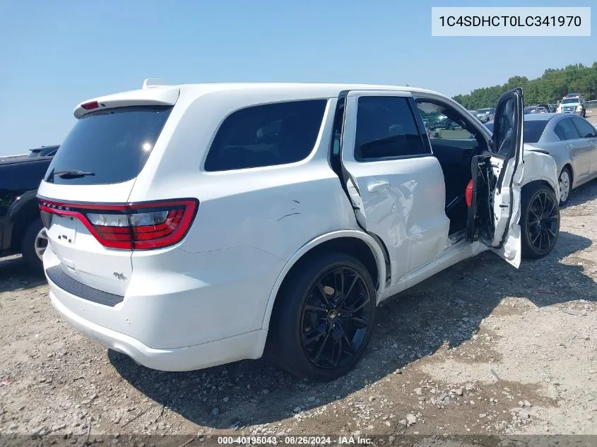 2020 Dodge Durango R/T Rwd VIN: 1C4SDHCT0LC341970 Lot: 40195043