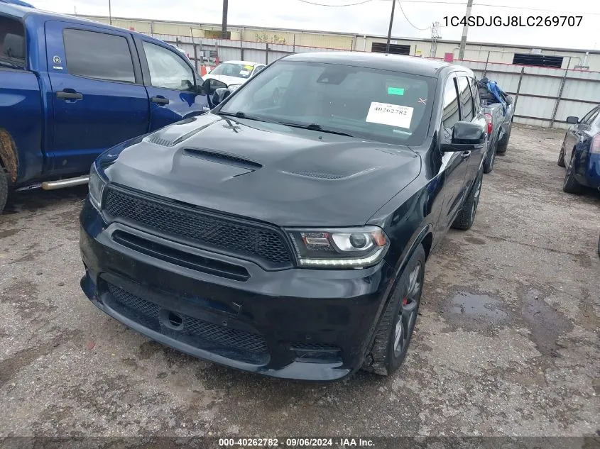 2020 Dodge Durango Srt Awd VIN: 1C4SDJGJ8LC269707 Lot: 40262782