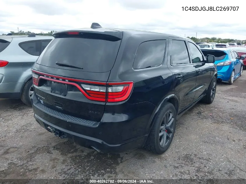 2020 Dodge Durango Srt Awd VIN: 1C4SDJGJ8LC269707 Lot: 40262782