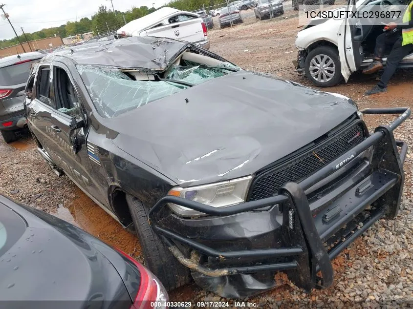 2020 Dodge Durango Pursuit Awd VIN: 1C4SDJFTXLC296877 Lot: 40330629