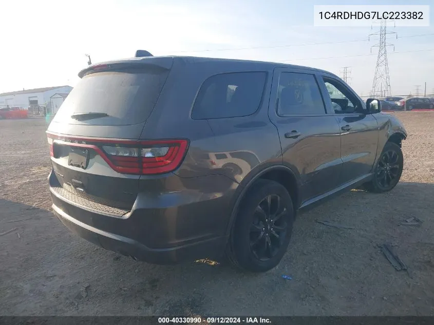 1C4RDHDG7LC223382 2020 Dodge Durango Gt