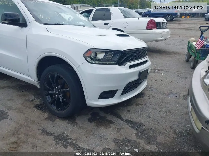 2020 Dodge Durango Gt Plus Awd VIN: 1C4RDJDG2LC223023 Lot: 40366403