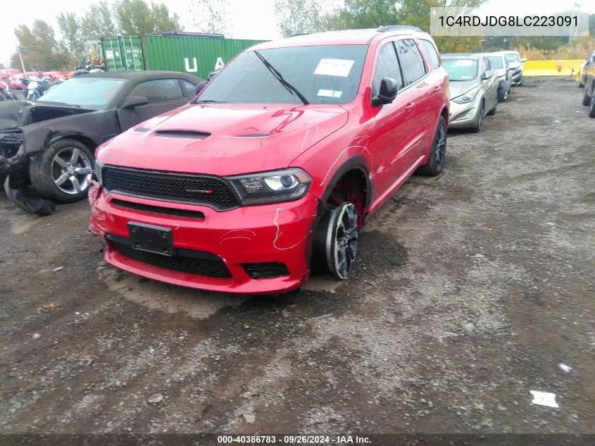 1C4RDJDG8LC223091 2020 Dodge Durango Gt