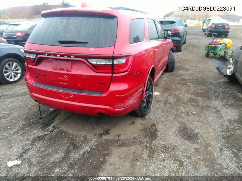 1C4RDJDG8LC223091 2020 Dodge Durango Gt