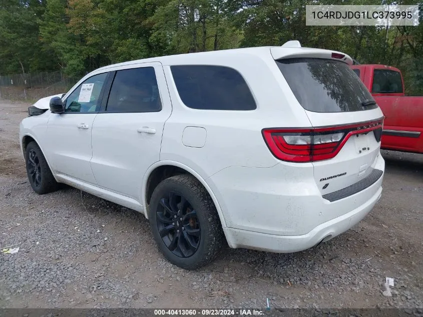 2020 Dodge Durango Gt Awd VIN: 1C4RDJDG1LC373995 Lot: 40413060