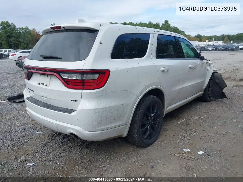 2020 Dodge Durango Gt Awd VIN: 1C4RDJDG1LC373995 Lot: 40413060