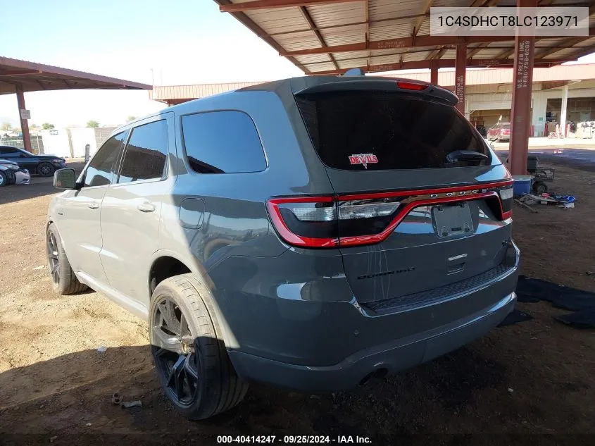 1C4SDHCT8LC123971 2020 Dodge Durango R/T Rwd