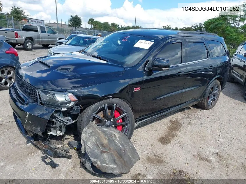 1C4SDJGJ4LC101062 2020 Dodge Durango Srt Awd