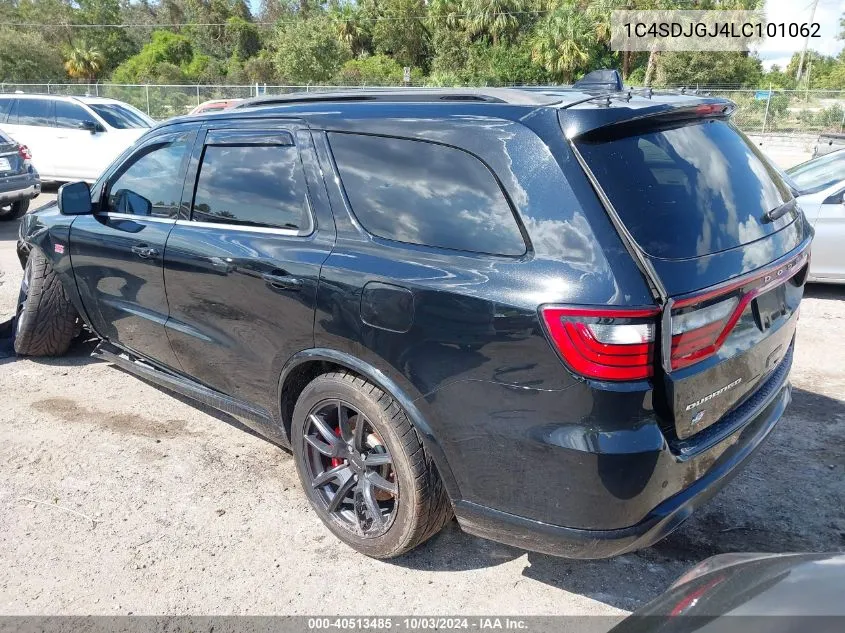 2020 Dodge Durango Srt Awd VIN: 1C4SDJGJ4LC101062 Lot: 40513485