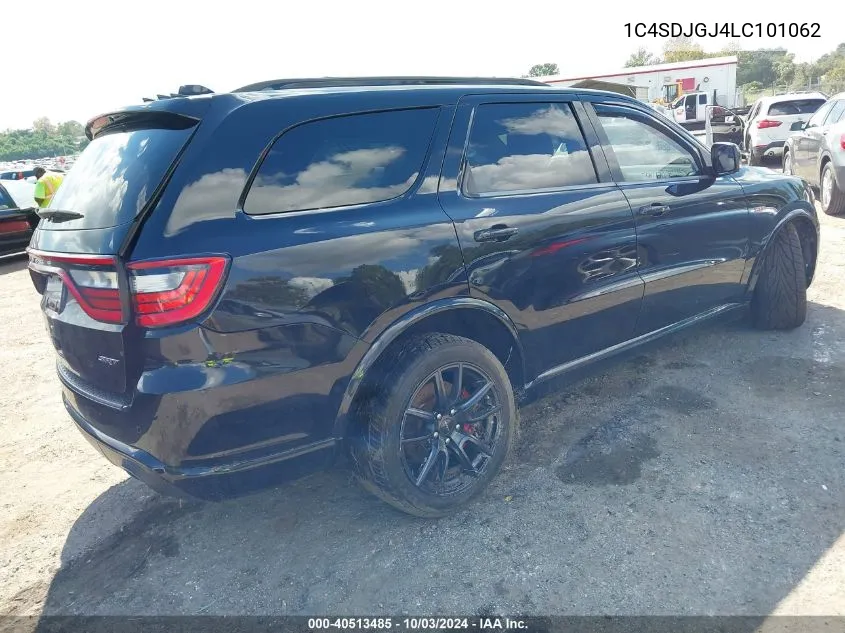 2020 Dodge Durango Srt Awd VIN: 1C4SDJGJ4LC101062 Lot: 40513485