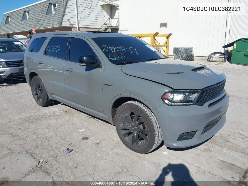 1C4SDJCT0LC382221 2020 Dodge Durango R/T Awd