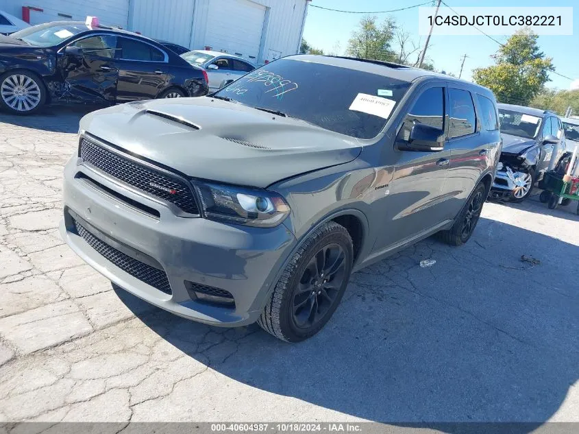 2020 Dodge Durango R/T Awd VIN: 1C4SDJCT0LC382221 Lot: 40604987