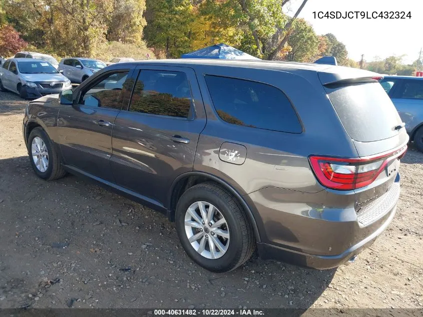 2020 Dodge Durango R/T Awd VIN: 1C4SDJCT9LC432324 Lot: 40631482