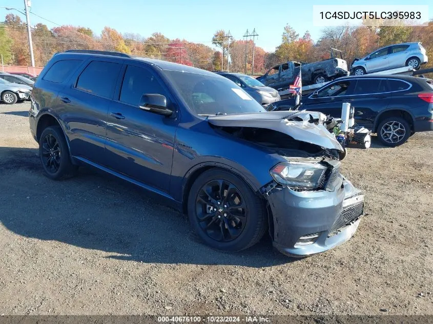 2020 Dodge Durango R/T Awd VIN: 1C4SDJCT5LC395983 Lot: 40676100