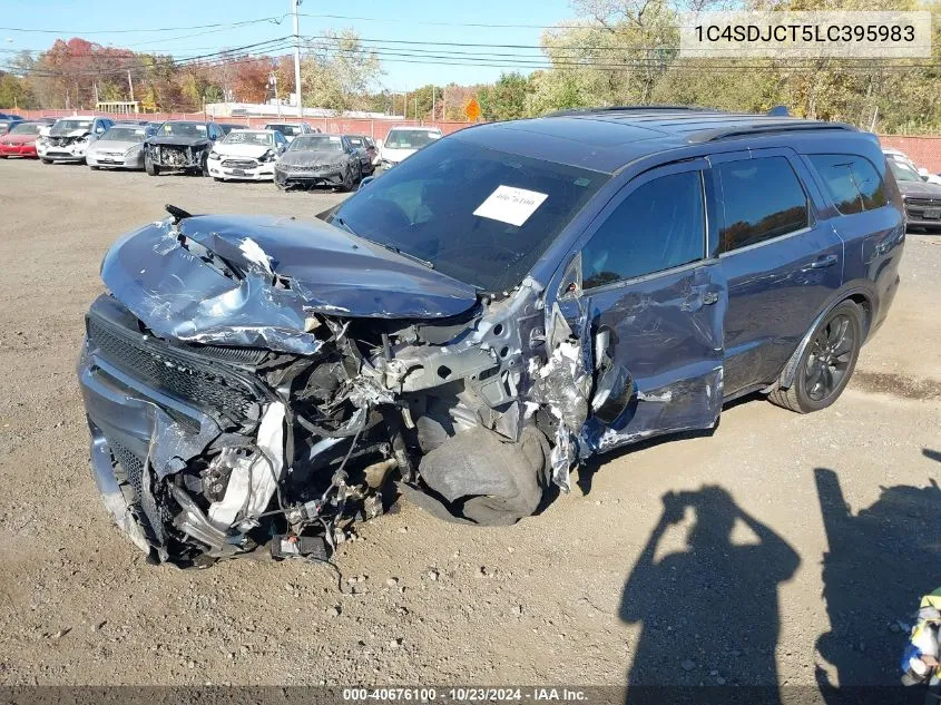 2020 Dodge Durango R/T Awd VIN: 1C4SDJCT5LC395983 Lot: 40676100