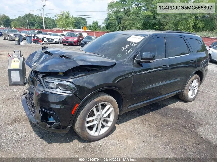 2021 Dodge Durango Gt Plus Awd VIN: 1C4RDJDG5MC556897 Lot: 40105704