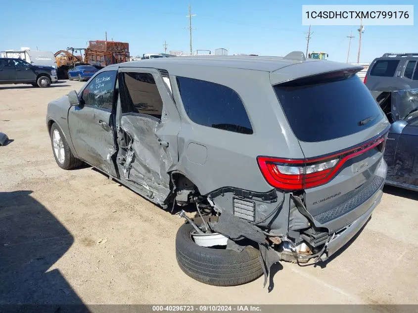 2021 Dodge Durango R/T VIN: 1C4SDHCTXMC799176 Lot: 40296723