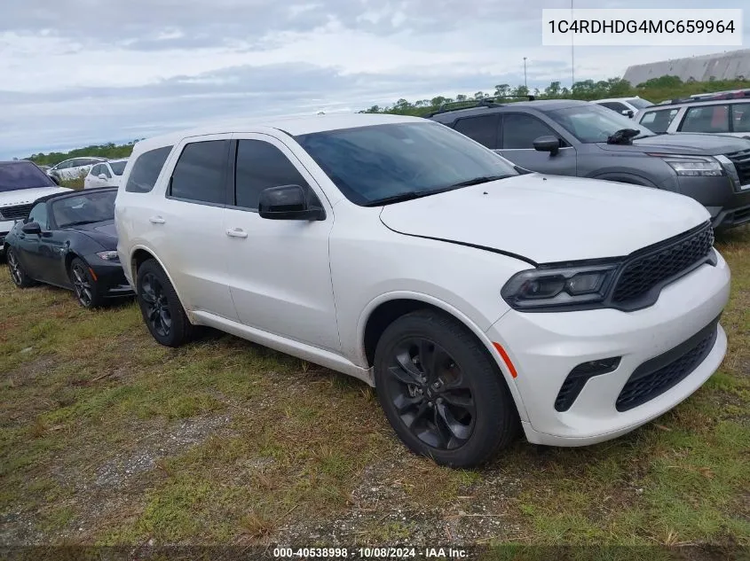 1C4RDHDG4MC659964 2021 Dodge Durango Gt