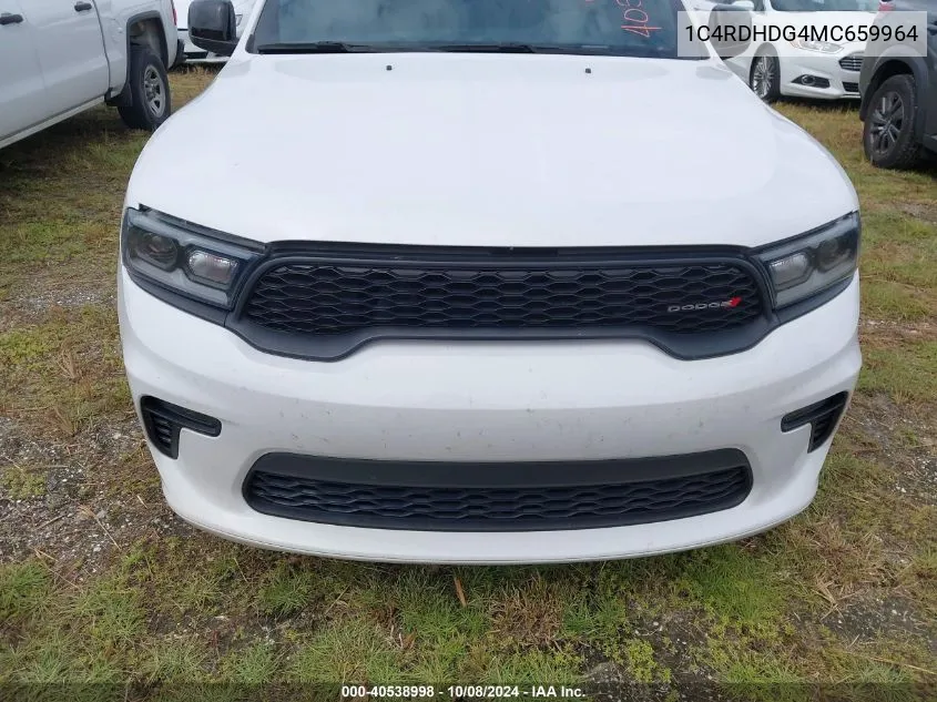 1C4RDHDG4MC659964 2021 Dodge Durango Gt