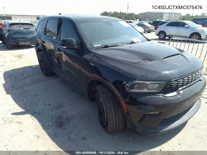 2021 Dodge Durango R/T VIN: 1C4SDJCTXMC575476 Lot: 40568648