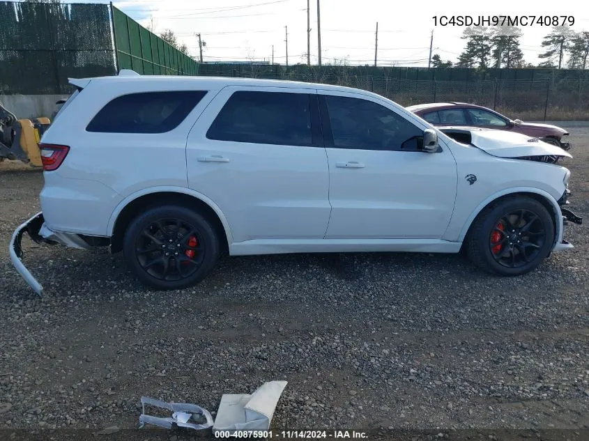 2021 Dodge Durango Srt Hellcat Awd VIN: 1C4SDJH97MC740879 Lot: 40875901