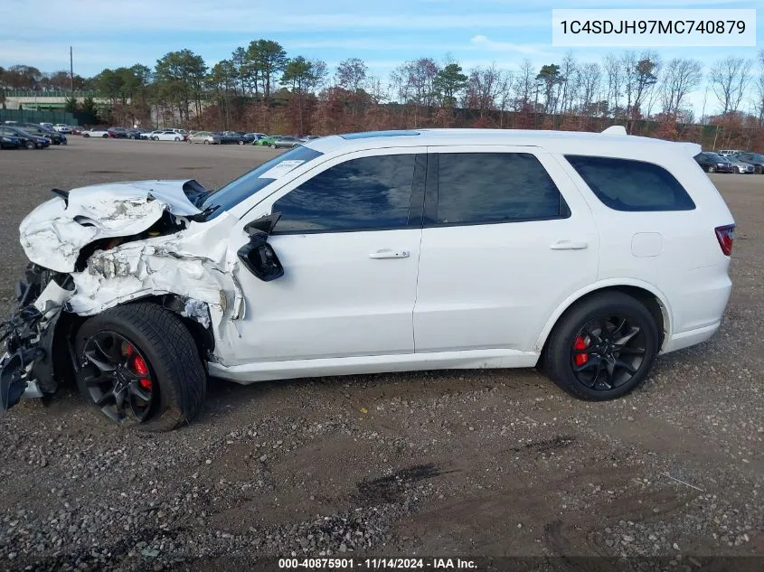 2021 Dodge Durango Srt Hellcat Awd VIN: 1C4SDJH97MC740879 Lot: 40875901