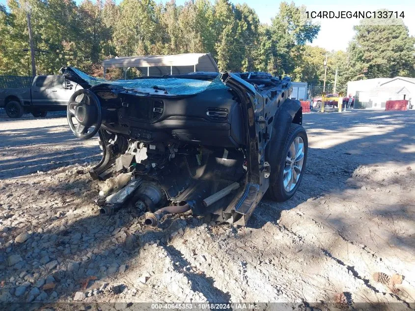 2022 Dodge Durango Citadel Awd VIN: 1C4RDJEG4NC133714 Lot: 40645353