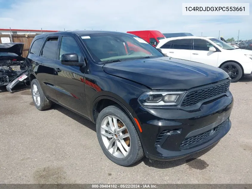 2023 Dodge Durango Gt Launch Edition Awd VIN: 1C4RDJDGXPC553661 Lot: 39484182