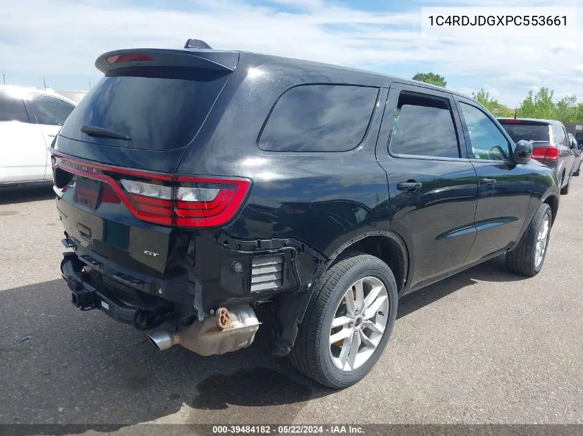 2023 Dodge Durango Gt Launch Edition Awd VIN: 1C4RDJDGXPC553661 Lot: 39484182