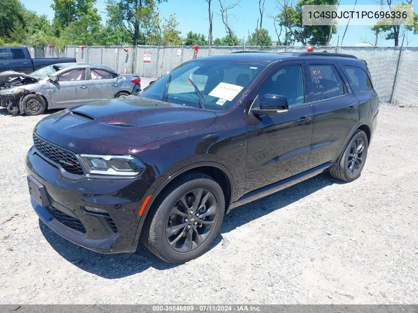 2023 Dodge Durango R/T Plus Awd VIN: 1C4SDJCT1PC696336 Lot: 39846999