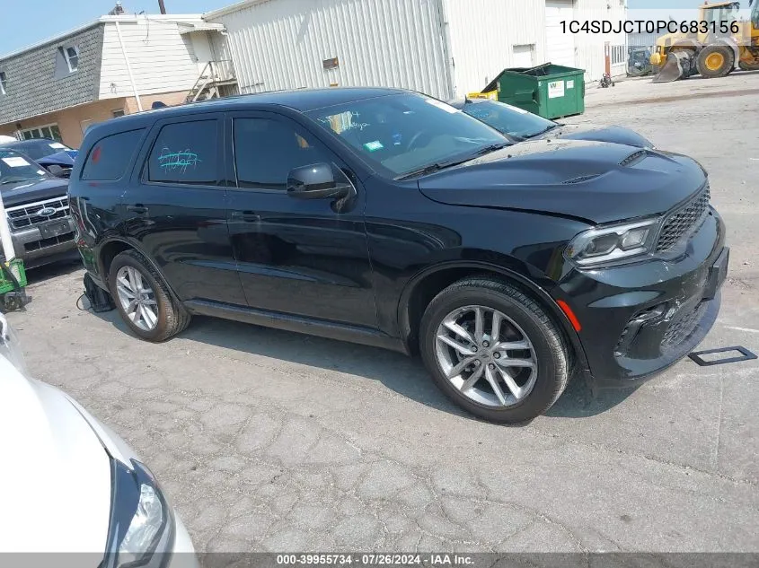 2023 Dodge Durango R/T Awd VIN: 1C4SDJCT0PC683156 Lot: 39955734