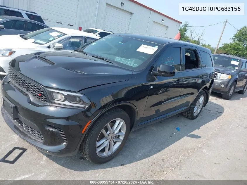 2023 Dodge Durango R/T Awd VIN: 1C4SDJCT0PC683156 Lot: 39955734