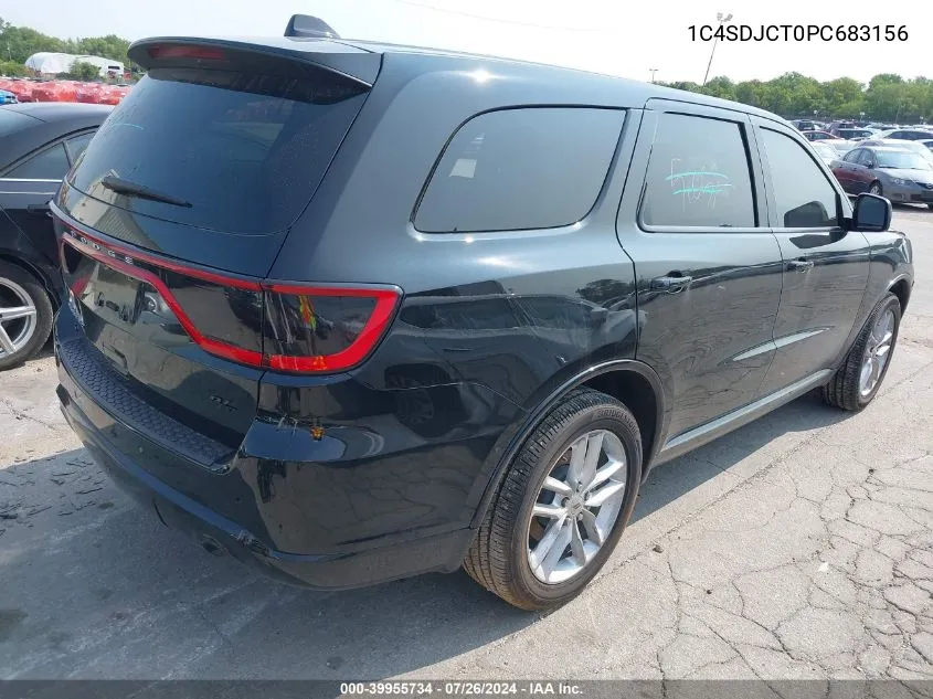 2023 Dodge Durango R/T Awd VIN: 1C4SDJCT0PC683156 Lot: 39955734