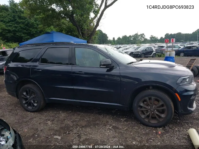 1C4RDJDG8PC693823 2023 Dodge Durango Gt Premium Awd