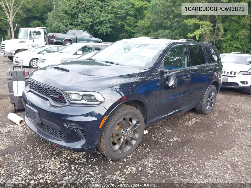 1C4RDJDG8PC693823 2023 Dodge Durango Gt Premium Awd