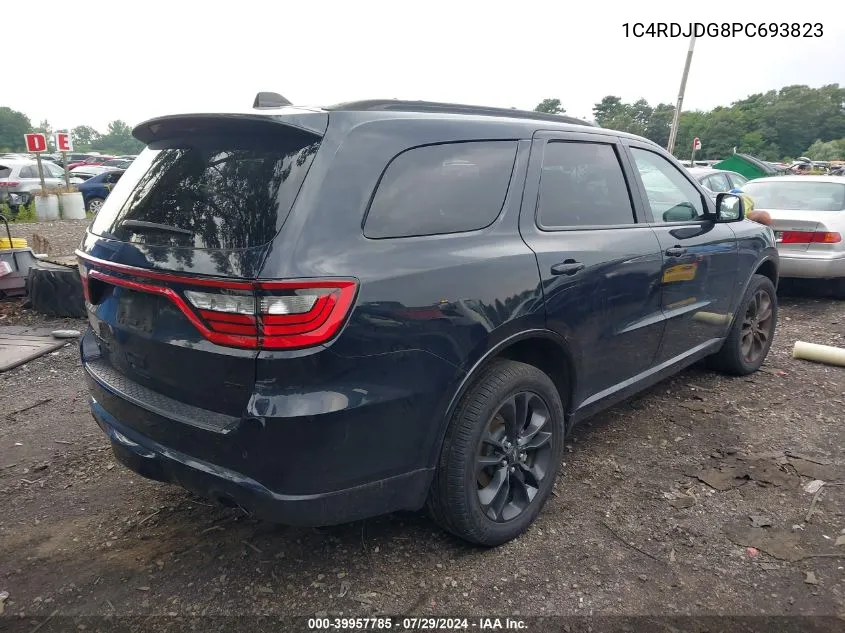 1C4RDJDG8PC693823 2023 Dodge Durango Gt Premium Awd