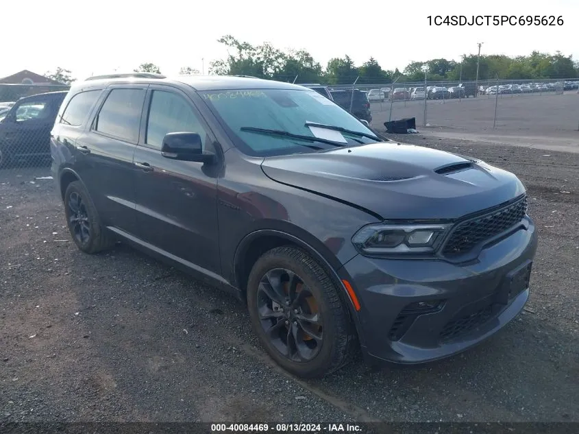 1C4SDJCT5PC695626 2023 Dodge Durango R/T Plus Awd