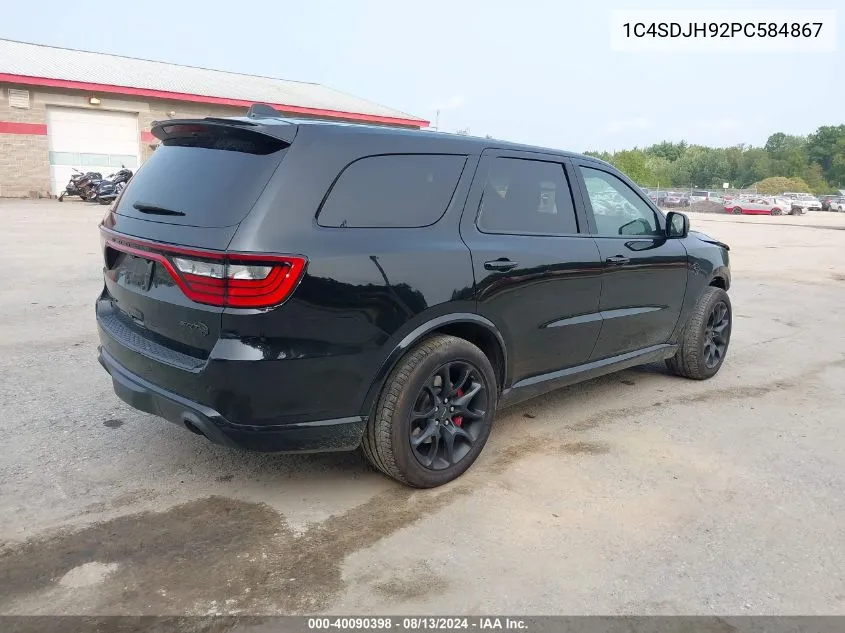 1C4SDJH92PC584867 2023 Dodge Durango Srt Hellcat Premium Awd