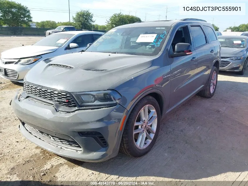 2023 Dodge Durango R/T Plus Awd VIN: 1C4SDJCT3PC555901 Lot: 40143770