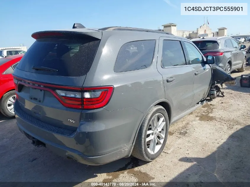 2023 Dodge Durango R/T Plus Awd VIN: 1C4SDJCT3PC555901 Lot: 40143770