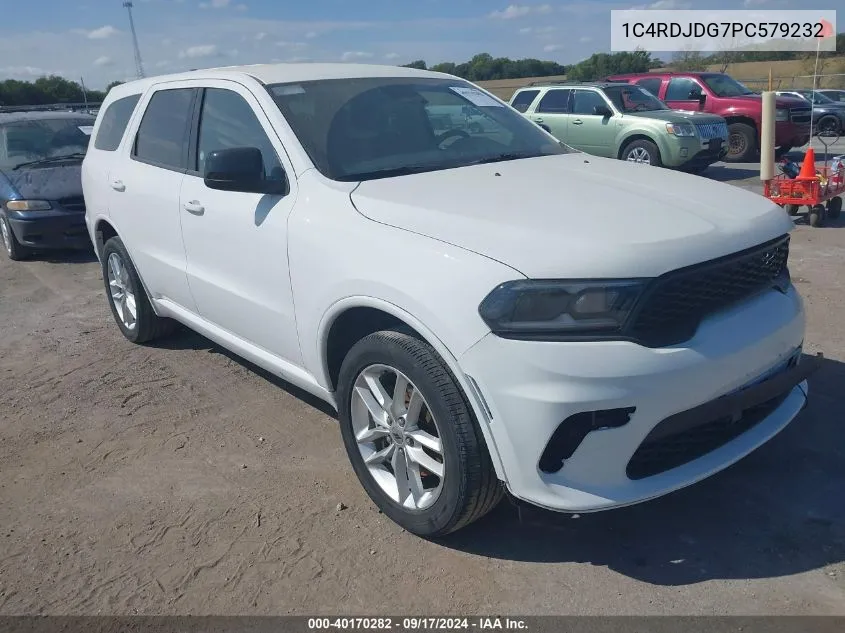 2023 Dodge Durango Gt Launch Edition Awd VIN: 1C4RDJDG7PC579232 Lot: 40170282