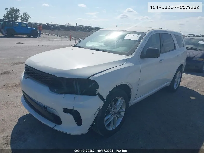 2023 Dodge Durango Gt Launch Edition Awd VIN: 1C4RDJDG7PC579232 Lot: 40170282