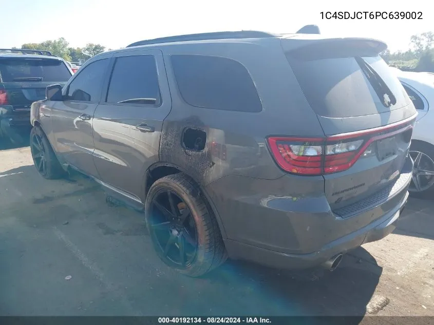 1C4SDJCT6PC639002 2023 Dodge Durango R/T Plus Awd