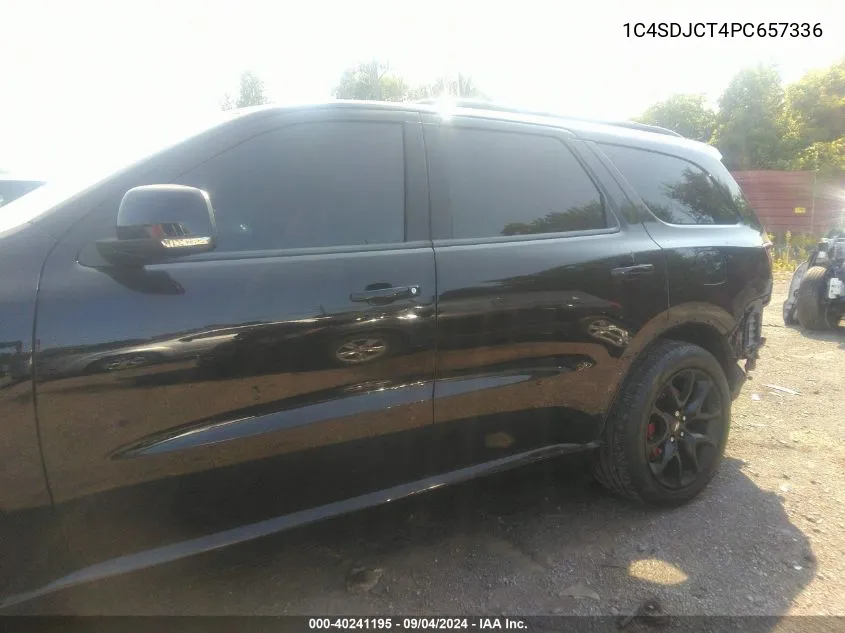 1C4SDJCT4PC657336 2023 Dodge Durango R/T Plus Awd