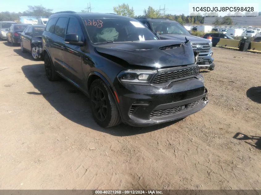 1C4SDJGJ8PC598428 2023 Dodge Durango Srt 392 Premium Awd