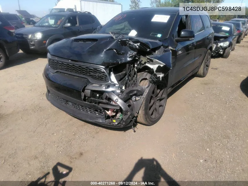 2023 Dodge Durango Srt 392 Premium Awd VIN: 1C4SDJGJ8PC598428 Lot: 40271268