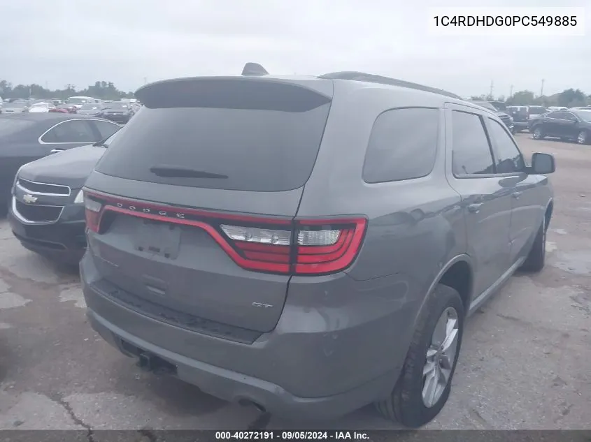 1C4RDHDG0PC549885 2023 Dodge Durango Gt