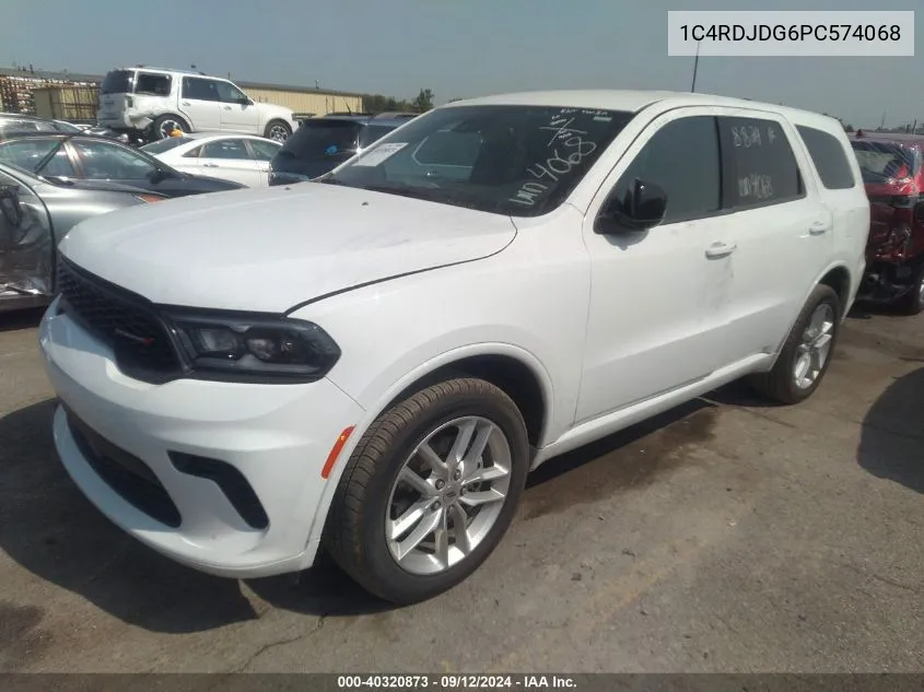 1C4RDJDG6PC574068 2023 Dodge Durango Gt