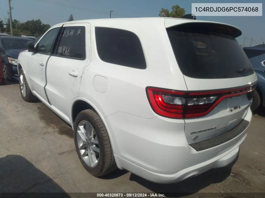 1C4RDJDG6PC574068 2023 Dodge Durango Gt