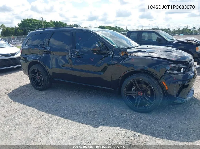 2023 Dodge Durango R/T Plus Awd VIN: 1C4SDJCT1PC683070 Lot: 40493758